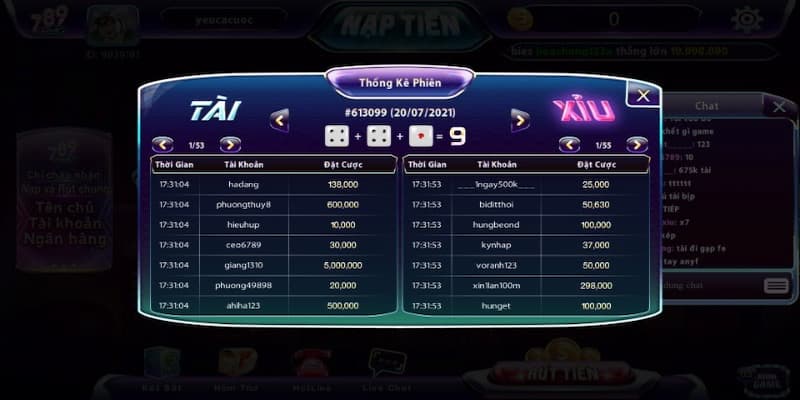 Lợi ích khi chơi 789 game tài xỉu tại 789club