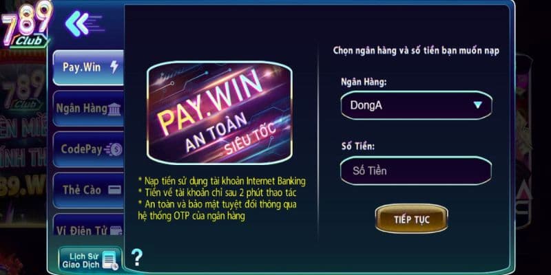 Lý do nên nạp tiền 789Club để trải nghiệm trò chơi trọn vẹn